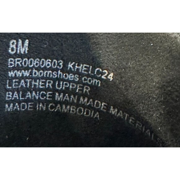 Born Haida Mary Jane Pump Black Leather Heels Size 8M BR0060603 - Picture 8 of 8